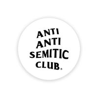 Anti Anti Semitic Club Sticker