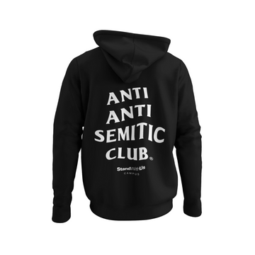 Anti Anti Semitic Club x StandWithUs Black Hoodie